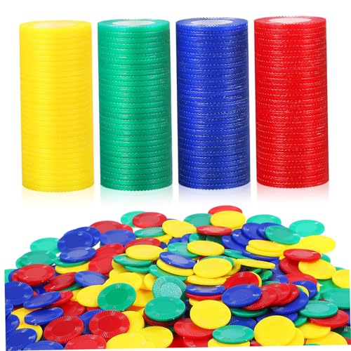 Garneck Game Chips Counting Markers Poker Cards Game Chips Bingo Accessories Party Supplies Easy Identification