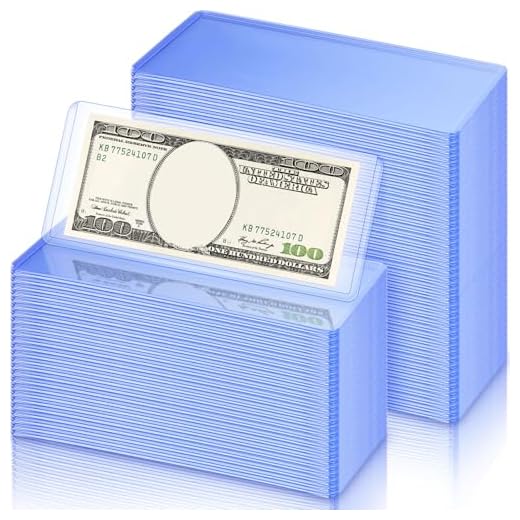 300 Count Dollar Bill Holder Sleeves
