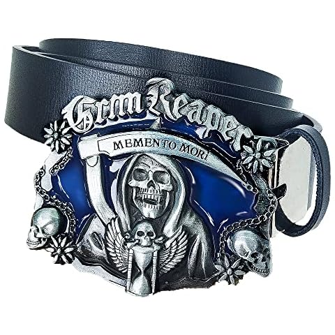 DIANKUZHAN Gothic Punk Cowboy Leather Belt Cover