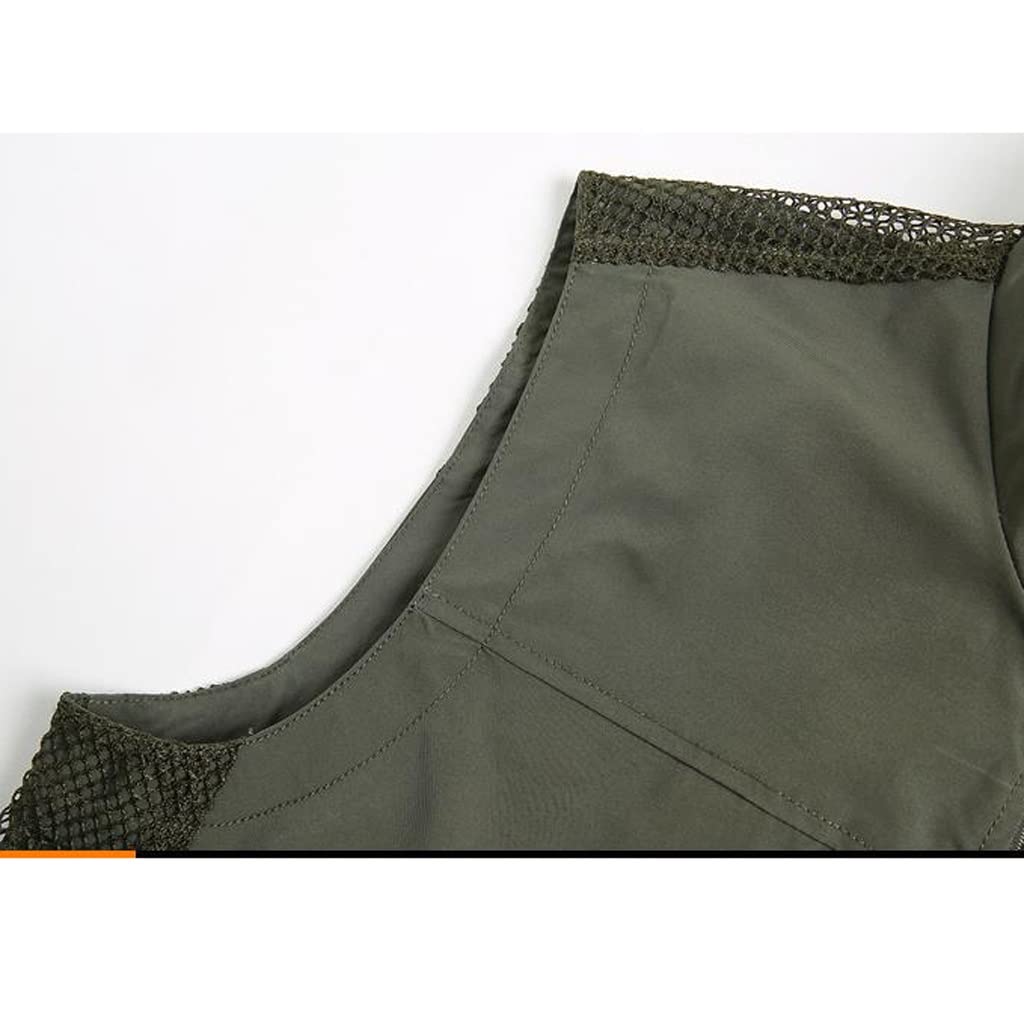 Gilet da Pesca per la Fotografia, Gilet da Uomo Multitasche Senza Maniche ad Asciugatura Rapida for la Pesca