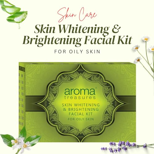 Image of Aroma Treasures Skin Whitening And Brightening Facial Kit For Oily Skin
