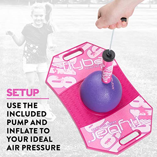 Flybar Pogo Ball For Kids, Jump Trick Bounce Board With Pump And Strong Grip Deck #TOP5