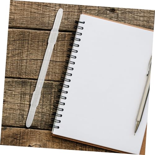 SHOWERORO Long-Lasting Plastic Binder Spine Clips 20pc Set Notebook Binder Inserts Spine Filing Inserts for Daily Use - Image 5