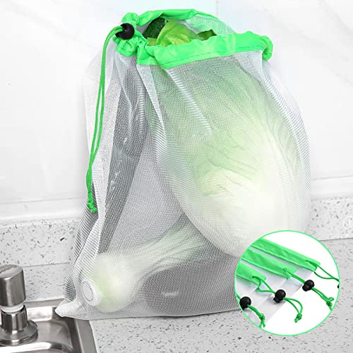 Bolsas de malla reutilizables Cryfokt para eliminar el plástico en tus compras 6