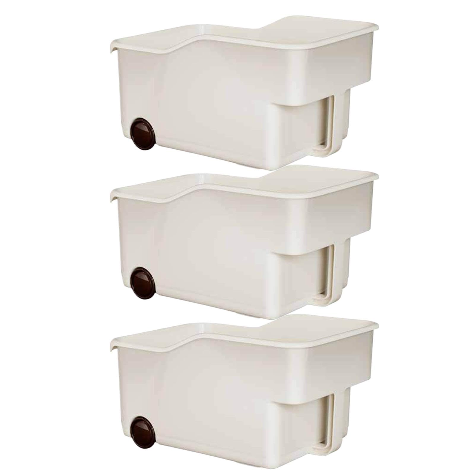 Organiseur sous évier de cuisine compact avec roulettes pour optimiser le rangement intérieur