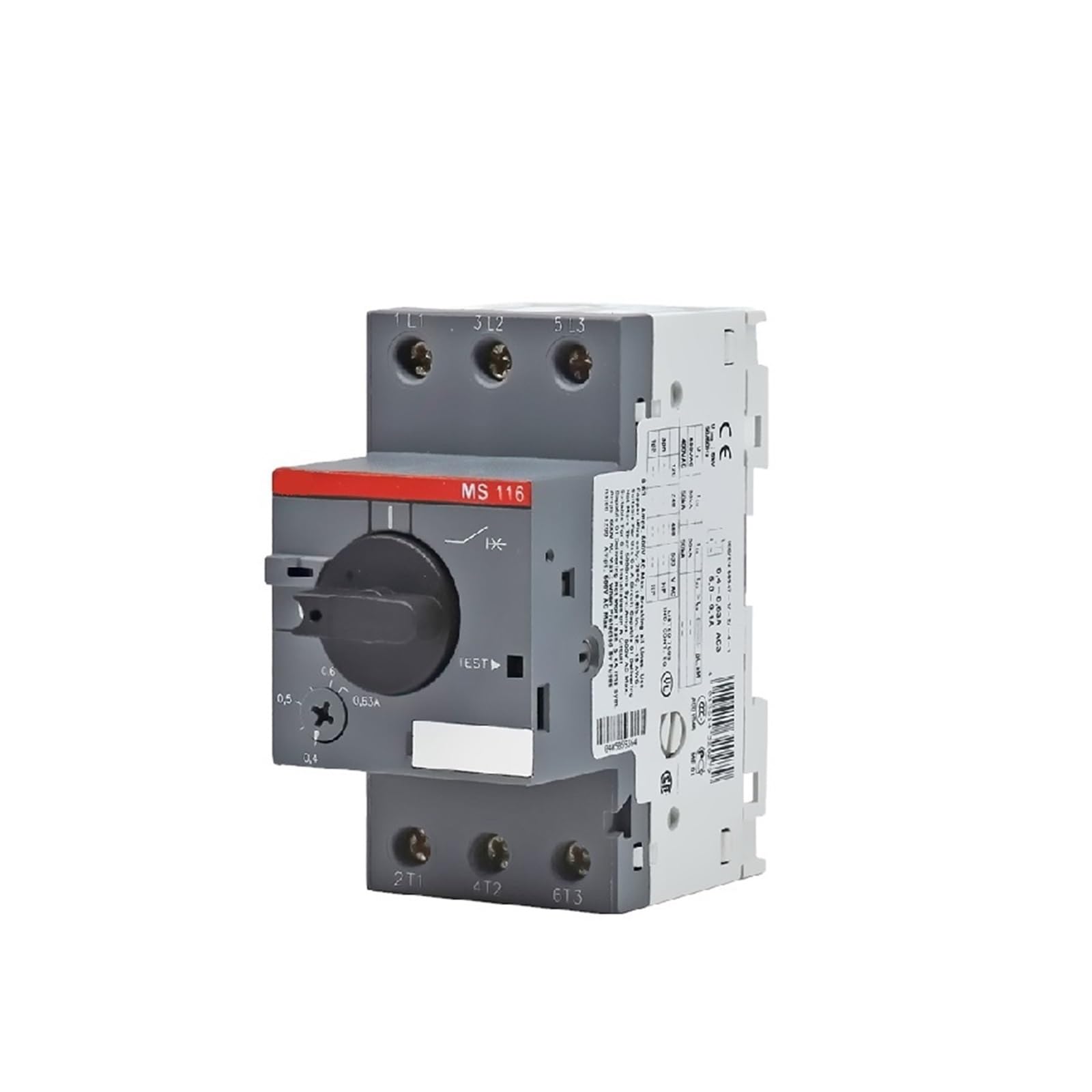 Leotnndq One Color Motor Protector Circuit Breaker Ms116-0.16 -32A(0.25A)