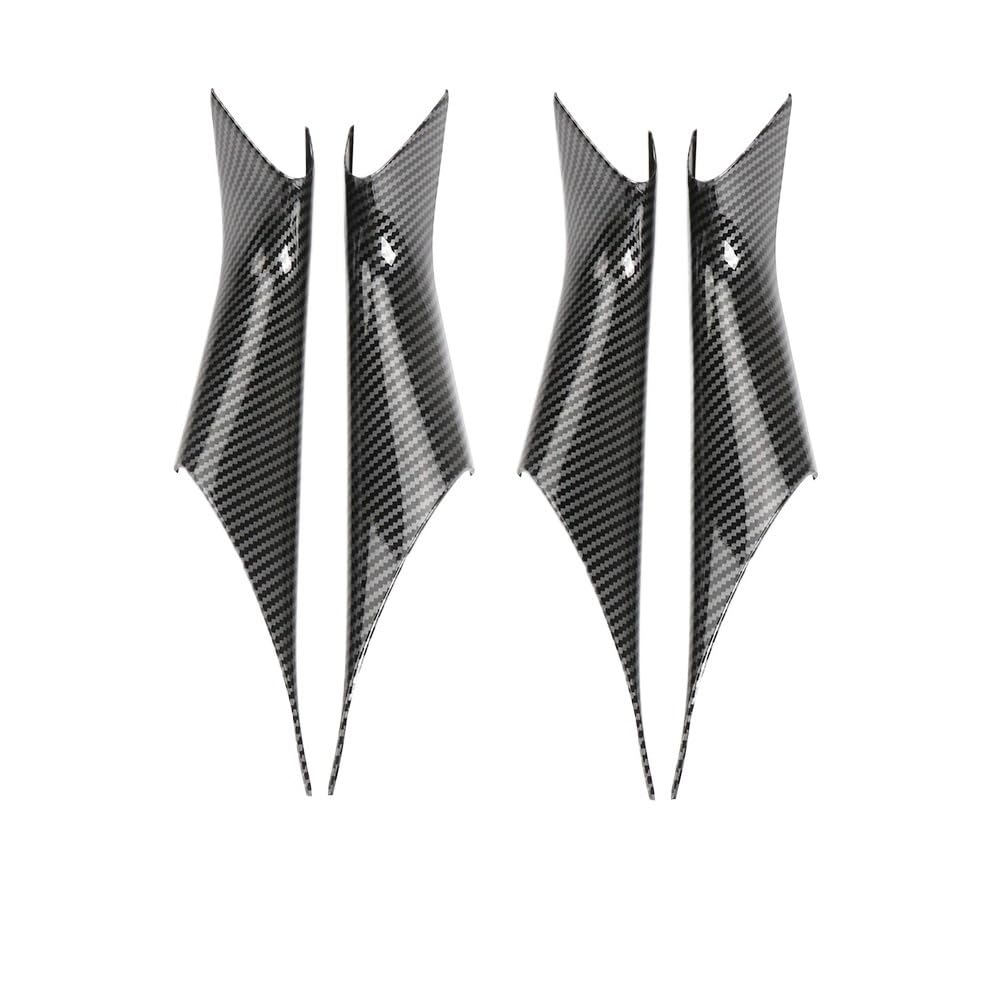 Pibid Carbon Fiber 4 Pcs Car Inner Handle Car Interior Door Handle Cover Bowl Stickers For 5 Series For G30 For G38 For 520 523 525 530 528 For 535I 2018
