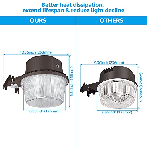 LED Barn Light with Dusk to Dawn Sensor - 5000K Daylight