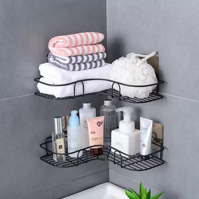 Sampton Wall Mounted Bathroom Corner/Shelf/Rack/Storage Organizer