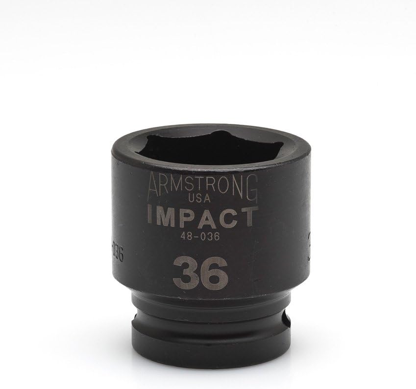 Armstrong 48022 3/4Inch Drive 6 Point 22 mm Impact Socket Tools & Home Improvement