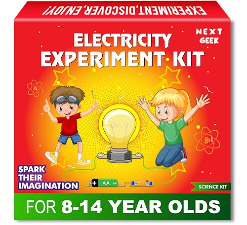 NEXT GEEK 60+Project Solar Energy, Windmill, Simple Circuit Project kit Science Experiment Educational Kit for Kids with Instruction Manual Exciting Gift for Boys & Girls