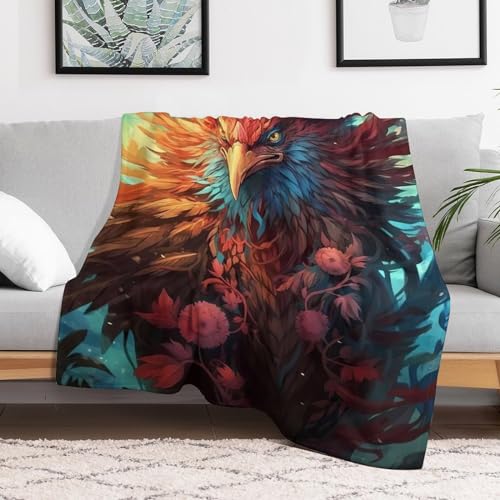 Couverture Polaire phénix Douceur Haut de Gamme en Peluche Souple