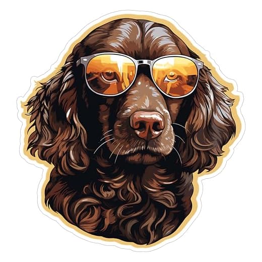 Boykin Spaniel Sticker 4 Inch Boykin Lover Hunting Dog Water Dog - Waterproof Animal Vinyl Decal for Laptop Water Bottle Car Tumbler - Durable Aesthetic Long-Lasting Stickers for Adults ID44990