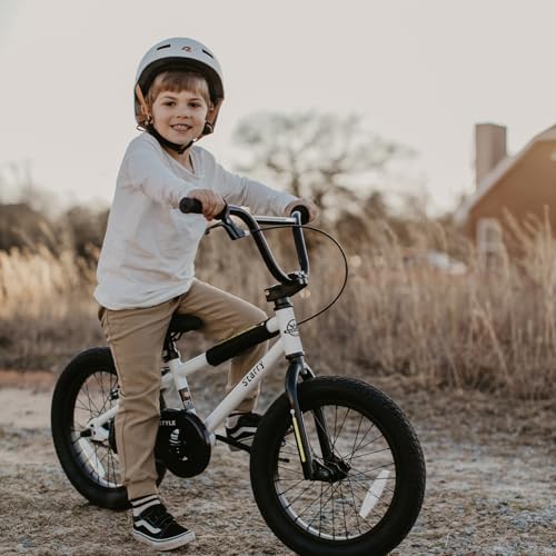 Image of 12 14 16 18 Inch Kids Bike BMX Style Bicycle with Training Wheels Coaster Brake for 2-10 Years Old Toddlers Boys Girls Multiple Colors