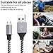 Micro USB Cable,XIAE 5Pack (3/3/6/6/10FT) Nylon Braided Fast Charging Cable Aluminum Housing USB Charger Android Cable for Samsung Galaxy S7 Edge S6 S5,Android Phone,LG G4,HTC and More-Black&White