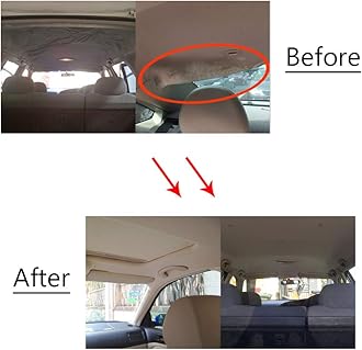 SBWLKJ Auto Headliner Fabric Mesh Type 60" Wide by 24" with Foam Backed Flat Knit Headliner Material Car Roof Upholstery Fabric for RV Truck Boat Home Repair, Light Gray