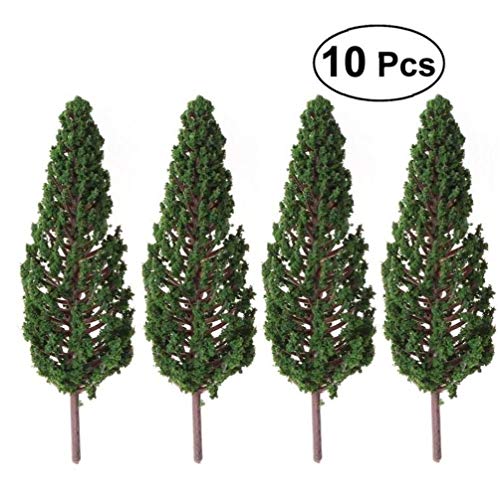 10pcs Alberi Modello Mini Park Street Diorama