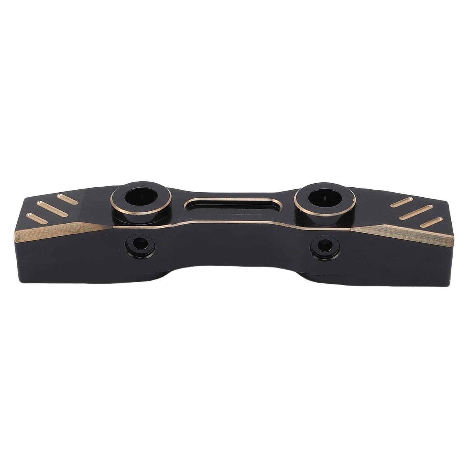 Traversa di ricambio per auto RC in ottone con lussuosa finitura in oro nero per dettagli squisiti per la costruzione di modelli per gli appassionati