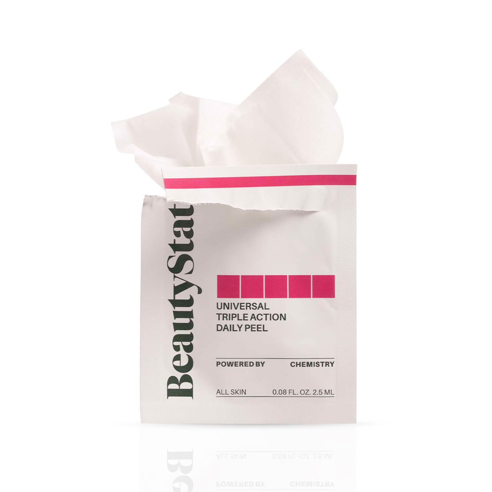 Triple Action One-Step Daily Exfoliating Peel Pad for Uneven Tone, Texture, Fine Lines, Enlarged Pores - Made in the USA - Gentle Exfoliator Pad with AHAs, BHAs, Glucosamine to Brighten