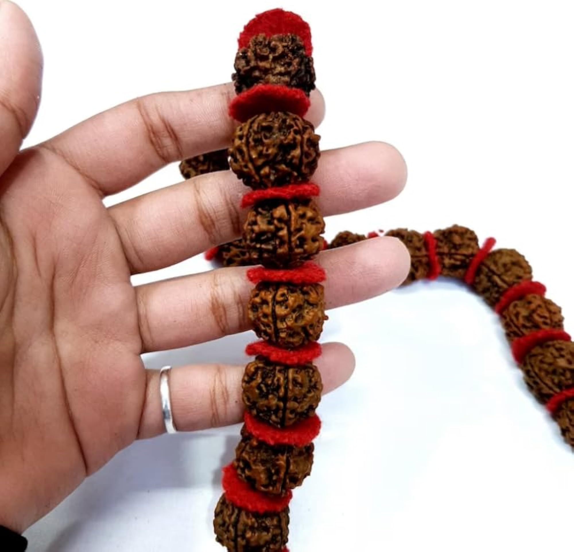 BluDiamond Panchmukhi Rudraksha Kantha Mala 5 Mukhi