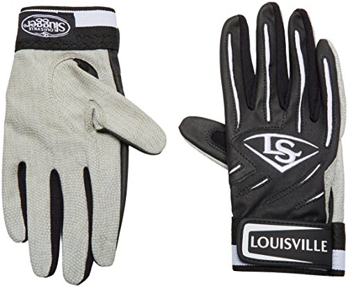 Louisville Slugger Youth BG Series 5 Batting Glove, Black, Large