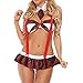 Produktbild LANSKIRT Baby Dolls, Sexy Dessous Nachtwäsche Mode Mädchen Nette Sexy Unterwäsche Plus Size Uniformen Versuchung Unterwäsche Reizwäsche