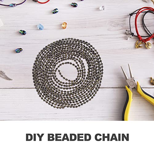 COHEALI Bolas de cobre de miçangas miçangas de cobre