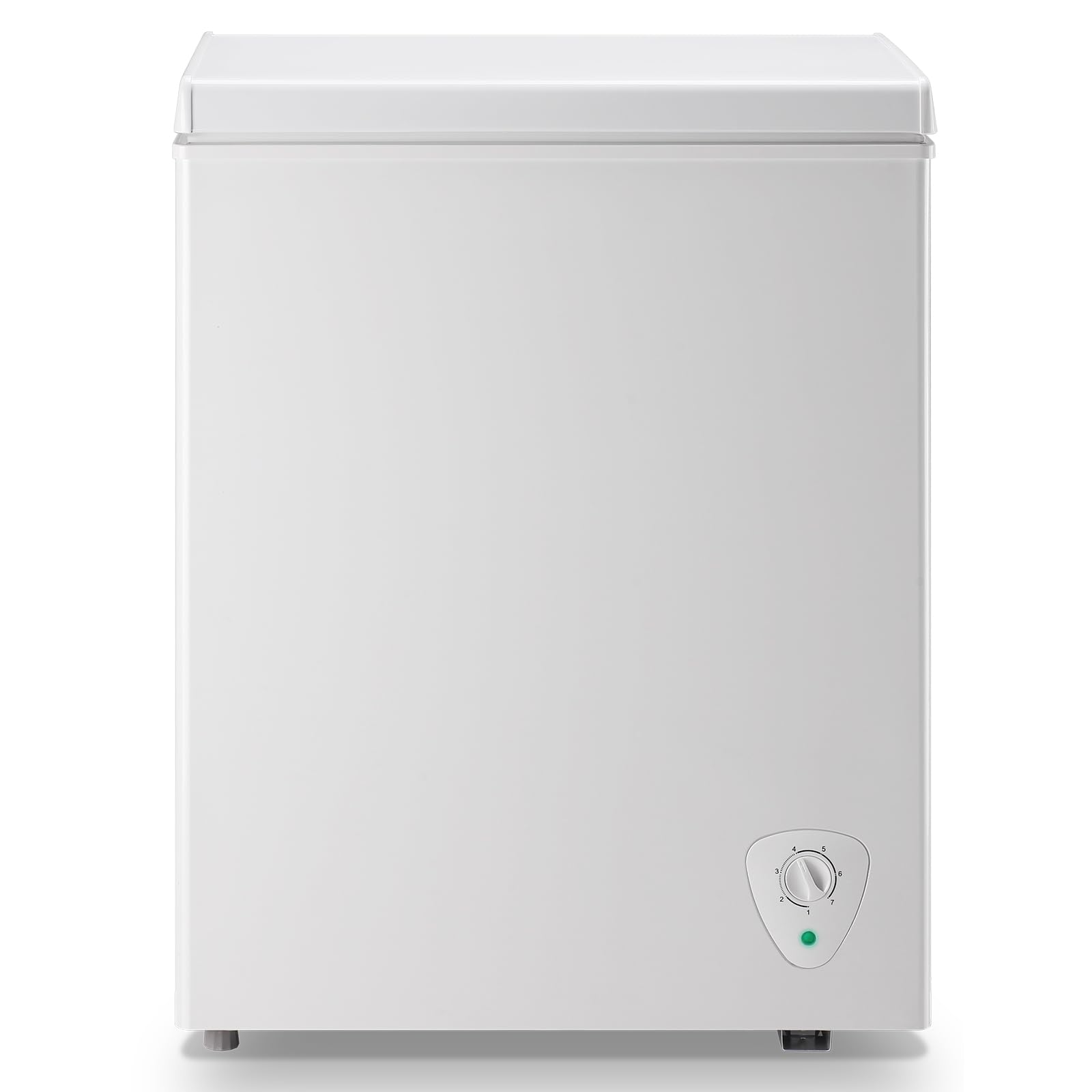 TACOOL Mini Chest Freezer with Two Removable Baskets White | Fridge.com