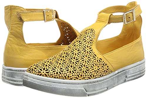 Manitu 990002-06, Stivali alla Moda Donna, Giallo