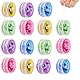 15 Stück LED Licht JoJo für Kinder, Yoyo Spielzeug Set für Anfänger, Jungen und Mädchen, Perfekt für Gastgeschenke, Partys, Kindergeburtstag und Mitgebsel（Farben Zufällig