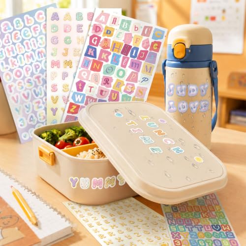 Image of 2400PCS+ Multicolor Magazine Letter Stickers Book for Scrapbook Album, 32Sheets Vintage Ransom Alphabet Stickers for Journaling, Scrapbook Supplies, Notebook, DIY Crafts, Party Favors