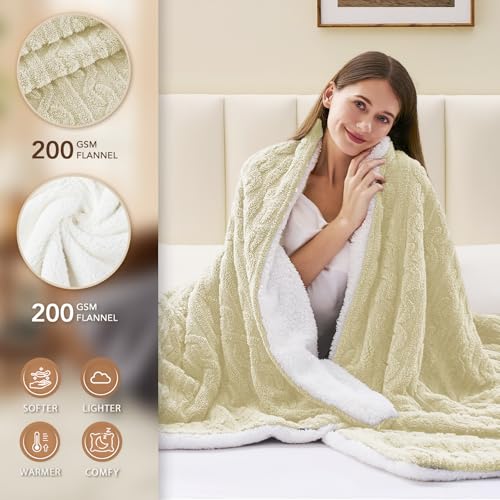 Image of Homemate Electric Heated Blanket Full - 72 inchx84 inch Heating Bed Blankets Throw with 10 Heating Levels 8 Hours Auto Off Fast Heating Over-Heated Protection Ultra Soft Warm Flannel ETL Certified