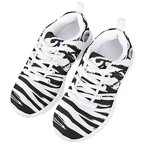Yzaoxia Kids Tennis Shoes Girls Size 11-5 Lace Up Walking Shoes Breathable Athletic Sport Shoes3