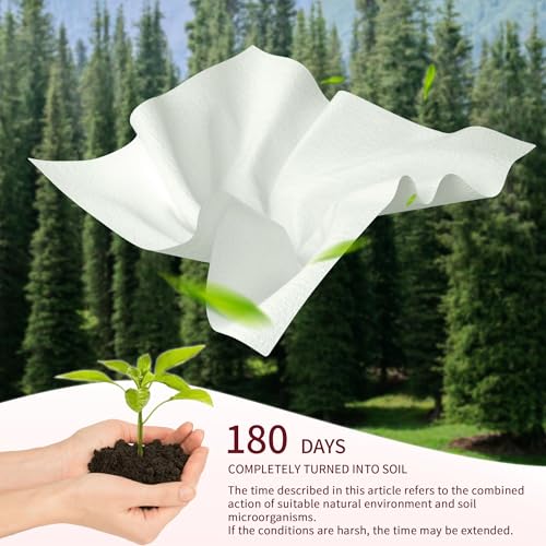 Image of 800 Count Disposable Face Towels, Soft & Skin Friendly Face Towelettes Disposable, Facial Tissue Dry Wipes for Women Cleansing