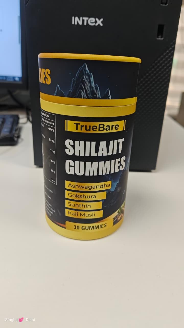 Shilajit Gummies with Ashwagandha & Gokshura, 30 Pcs — Amazon image 2