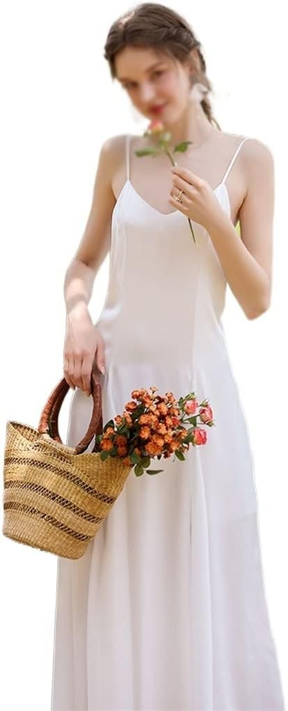 Morning gown bride thin ice silk pures lust suspender gown wedding pajamas