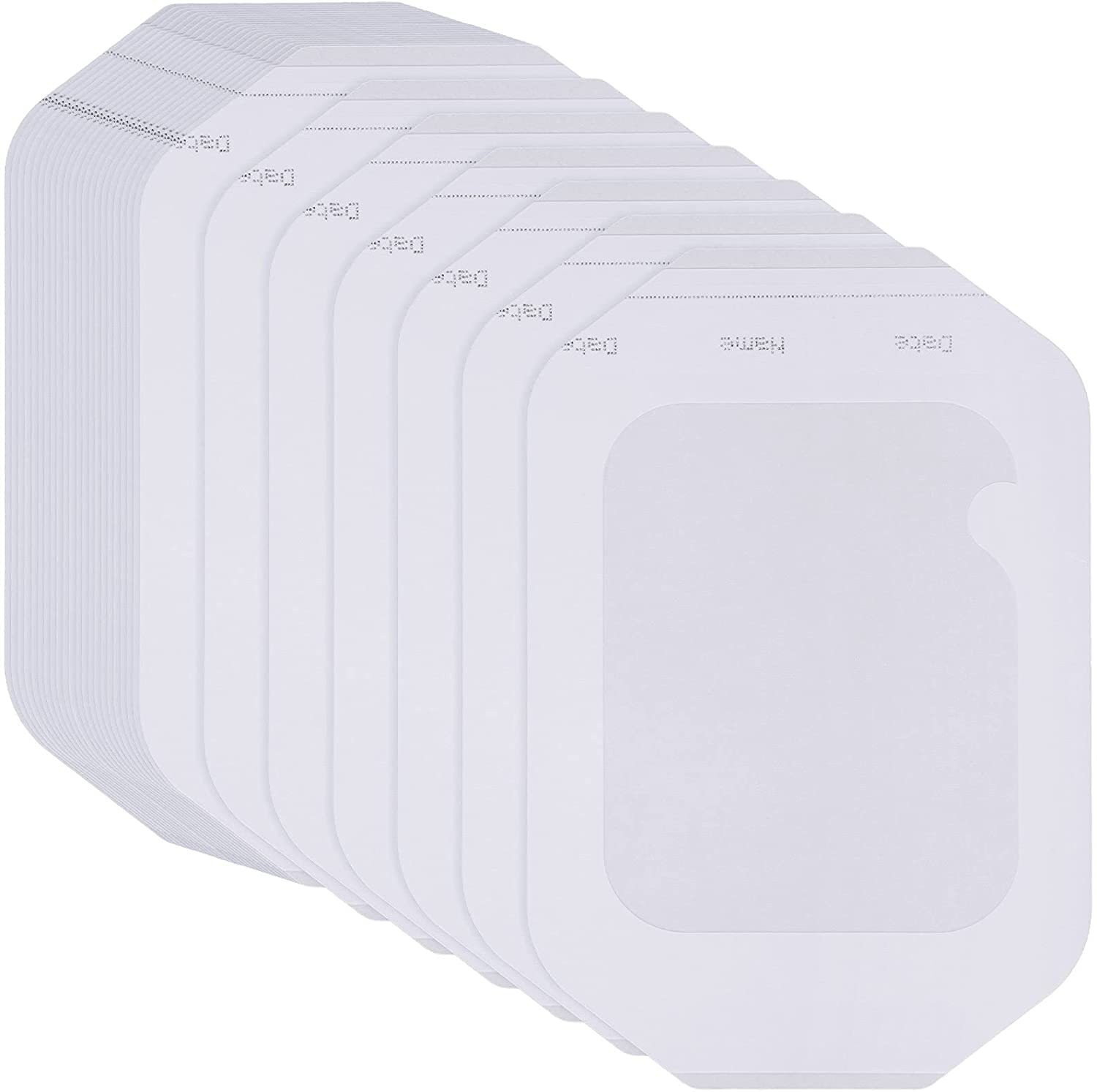 20 Pieces Transparent Film Dressing Rescue Essentials Picture Frame Style with Label Waterproof Wound Bandage Shower Waterproof Patch Adhesive Patches Shower Shield Aftercare Bandage