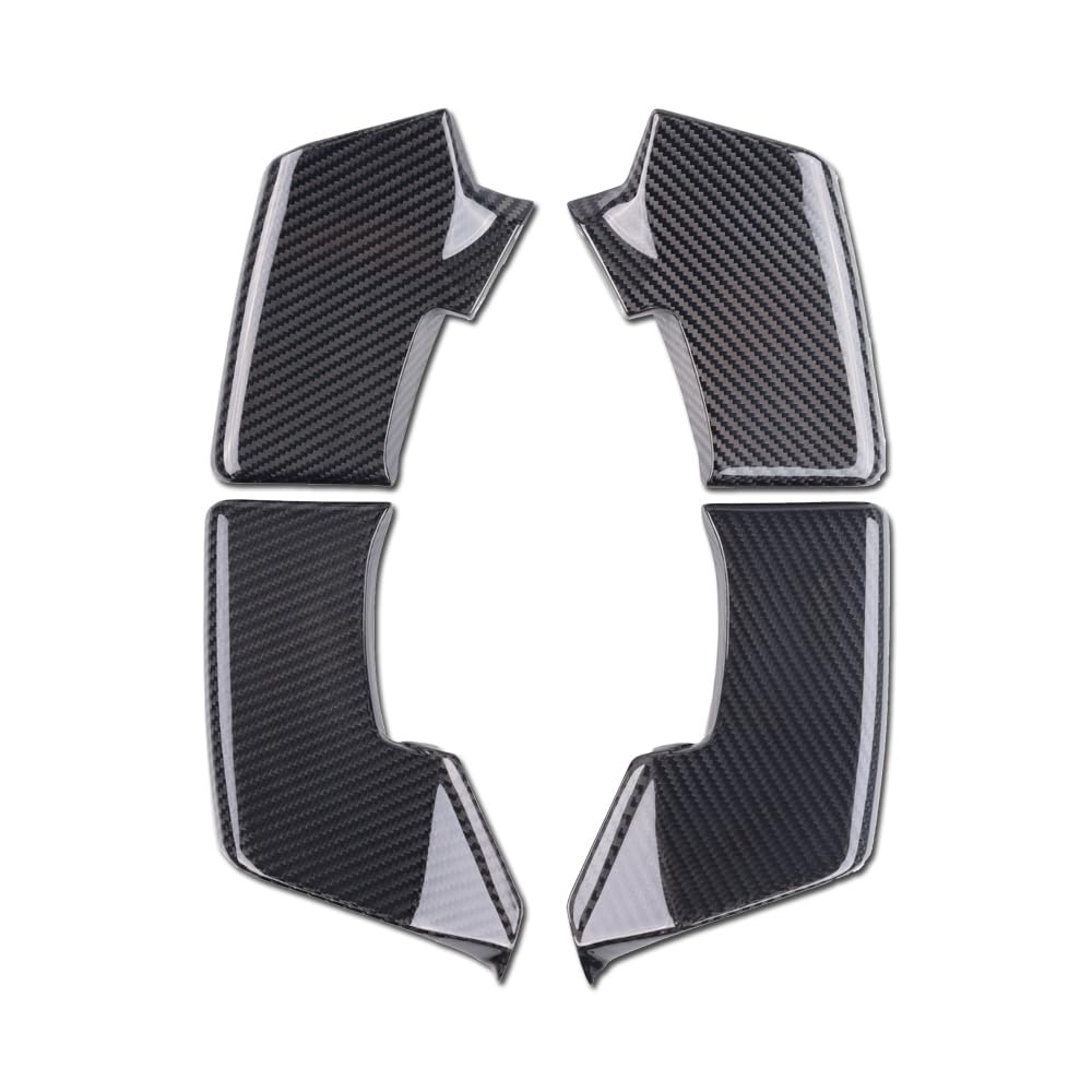 100% Real 3K Carbon Fiber Winglets Fit for 2020-2022 Ducati Streetfighter V4, V4 S Glossy Twill Weave