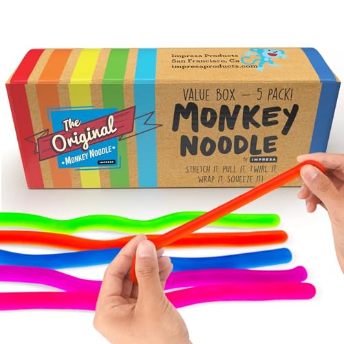 Impresa Products 5-Pack of Original Stretchy String Fidget