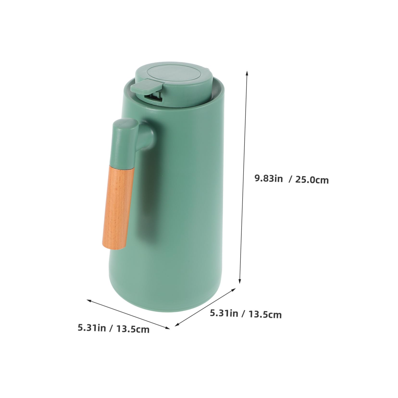 OFFSCH Thermal Pot Flask 34 Oz Carafe Dispenser Spout Insulated for Hot Beverages Tea Pot Milk Jar Ice Tea