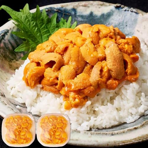 塩水うに 【札幌場外市場】 【100g × 2個セット】 バフンウニ 北方四島産 (ロシア産) 【丸市岡田商店】