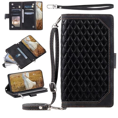 MBSLFY Funda con Protector para Nokia 3.2, Carcasa Libro de Premium PU Cuero Tapa con Ranura para Tarjetas, con Tapa abatible para Nokia 3.2, Negro