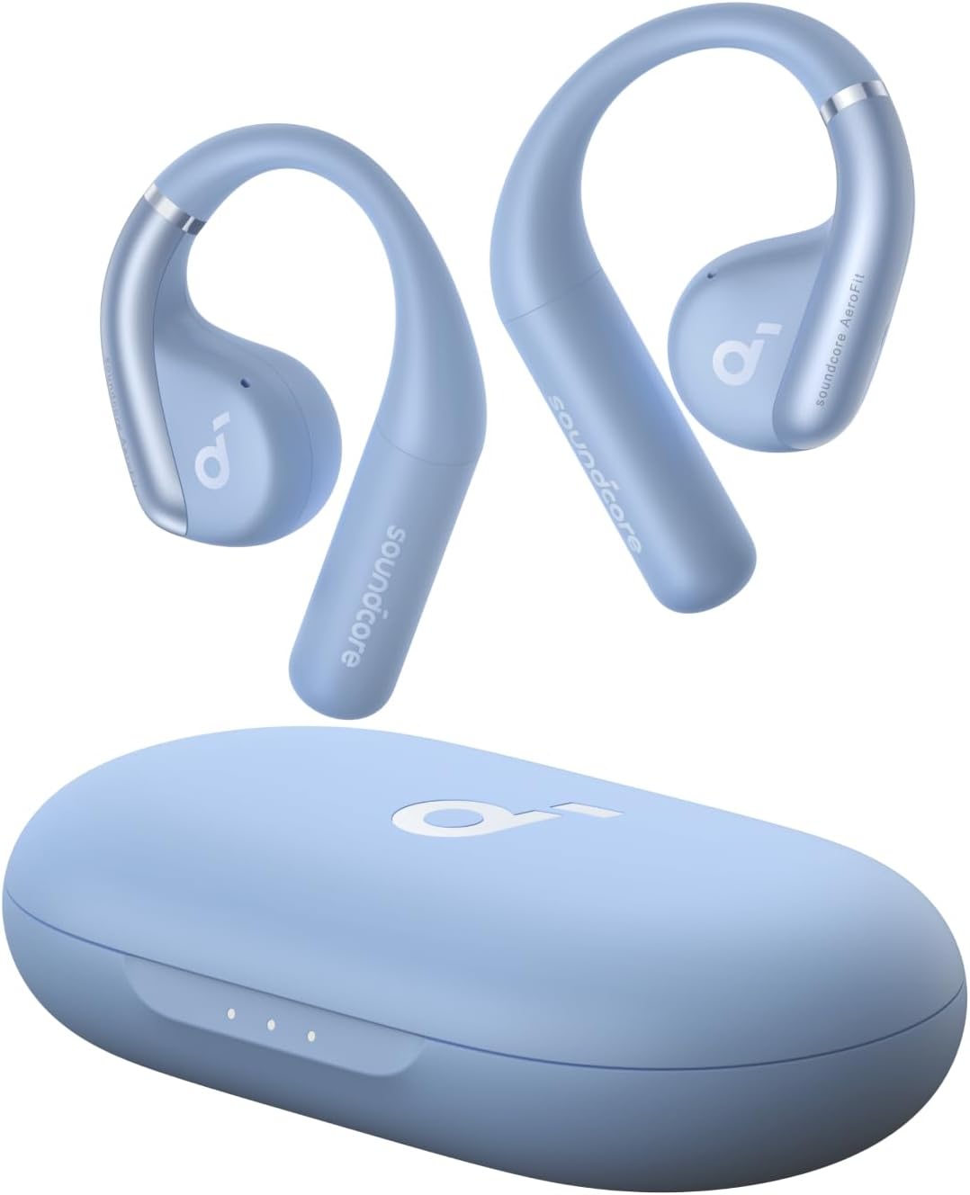 Soundcore by Anker, AeroFit Open-Ear Headphones, Ultra Comfort, Snug Fit, Ergonomic Ear Hook, Balanced Sound, IPX7 Waterproof, 42H Playtime,Small-Ear Friendly,App Control,Clear Calls,Wireless Earbuds