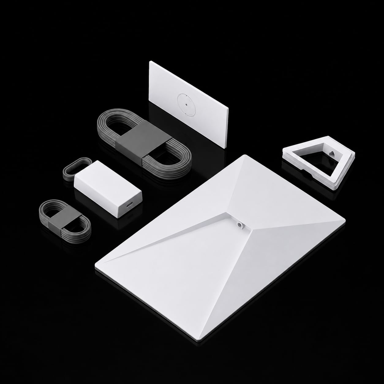 SL-4X - Kit Internet satellitare standard 4X Starlink – Router Wi-Fi 6, antenna IP67 con cavalletto e cavi, copertura 3200 mq
