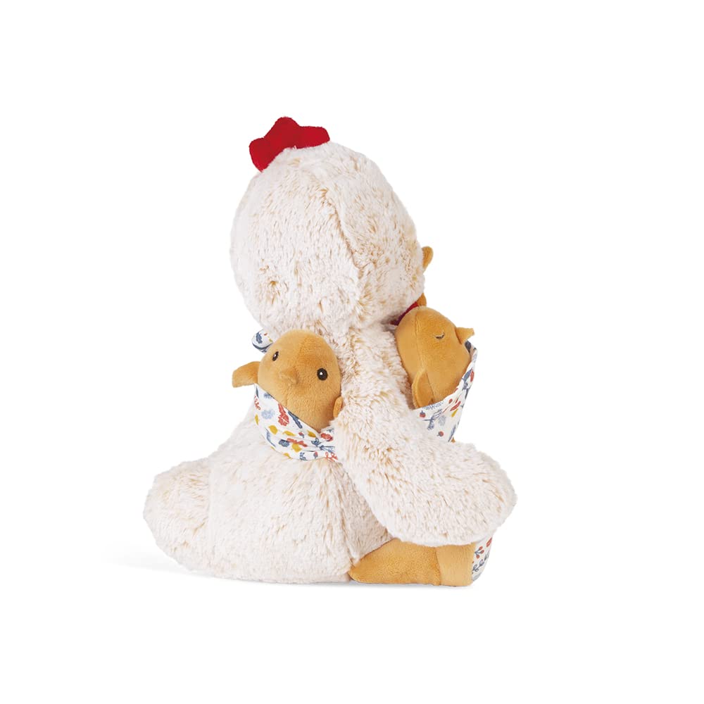 KALOO - Linoo - Peluche papà Pollo Paul e Il Suo Piccolo, 35 cm - sin dalla Nascita, K9711