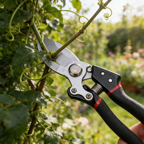 Tijeras de podar profesionales de acero para jardín miniatura 5