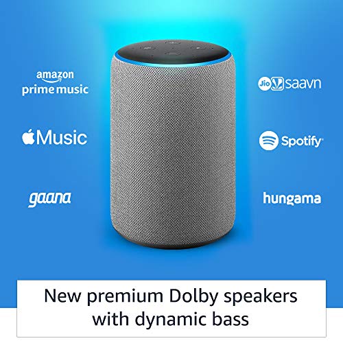 Image of Amazon Echo (3rd Gen) - Improved sound, powered by Dolby (Grey)