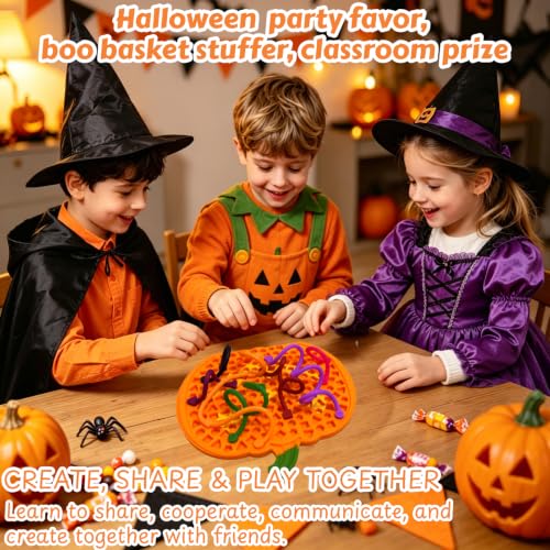 Halloween Fidget Toys Pumpkin Sensory Activity Board for Kids - image 4