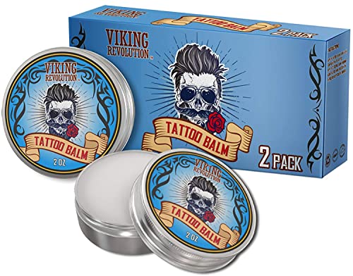 Viking Revolution Tattoo Balm for Before During & Post Tattoo, Safe, Natural Tattoo Aftercare Cream - Image 2