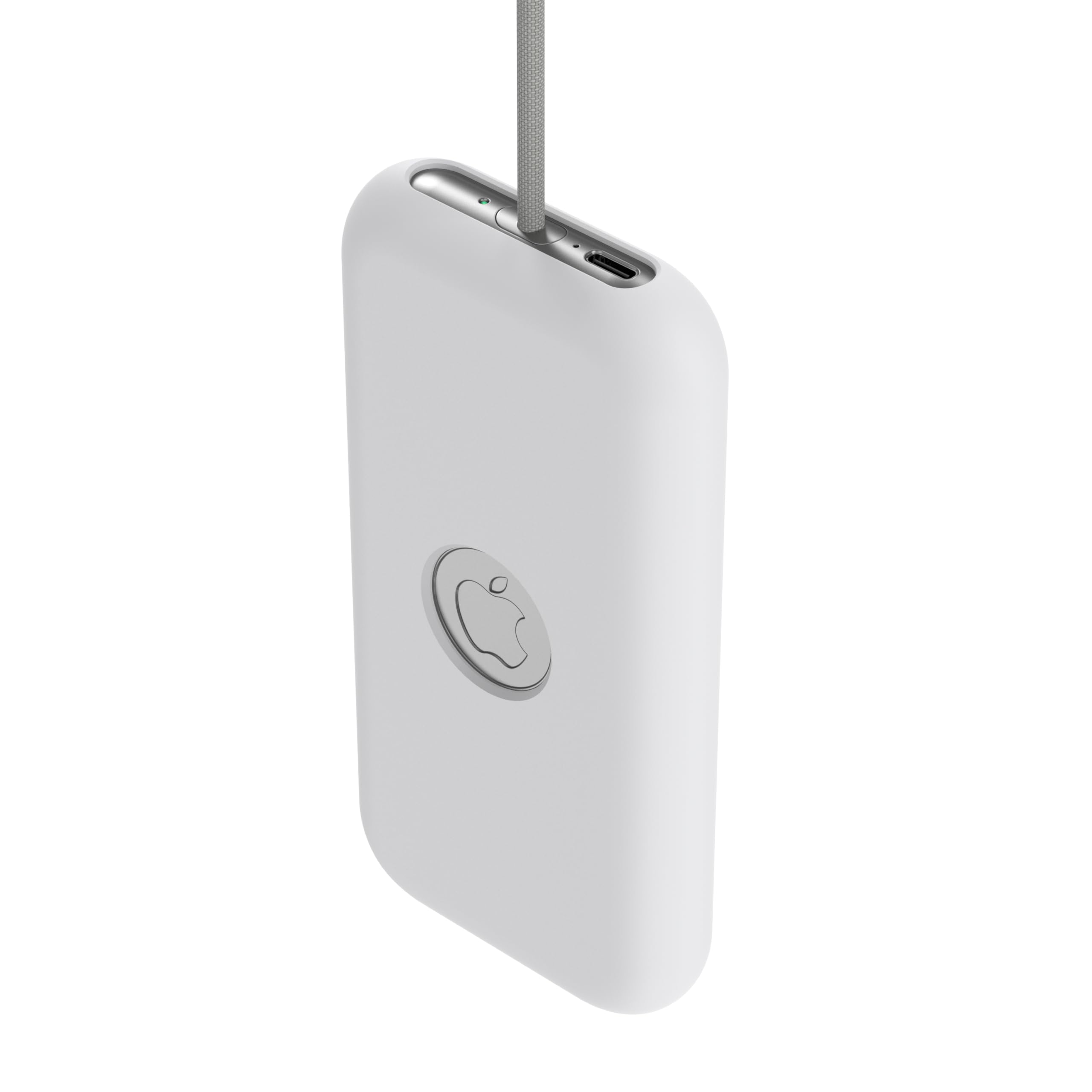 Compatible con Apple Vision Pro Battery Case, Funda de silicona para batería, para accesorios Vision Pro, compartimento de batería, polvo y golpes (blanco)